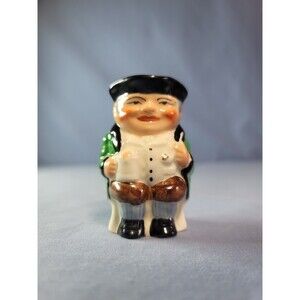 Miniature Toby Mug WEDGWOOD & CO Creamer Vintage Jar England Made Cup